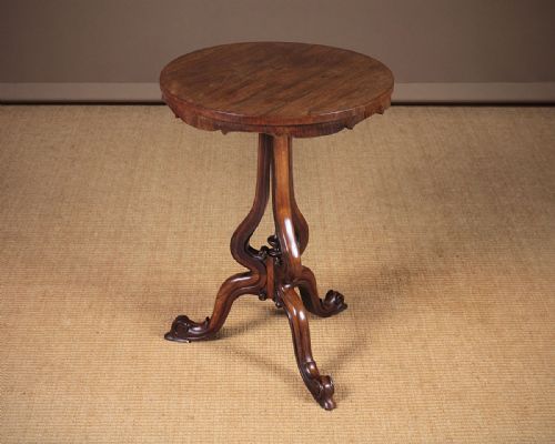 Rosewood Tripod Table C.1860.