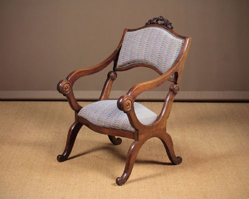 19th.c. Metamorphic Prayer Chair.