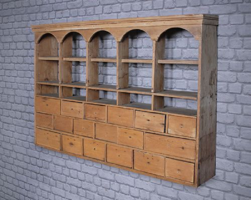 Pine Display Rack with Spice Drawers C.1860.