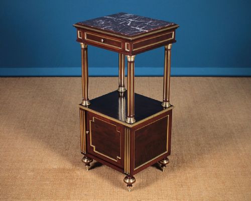 Brass Mounted Marble Top Side Table C.1900.