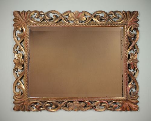 Late 19th.c. Gilt Frame Wall Mirror C.1890.