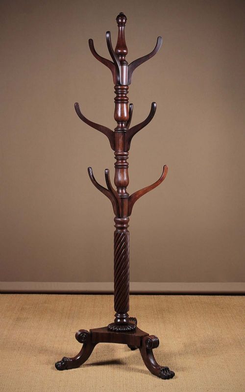 William IV Mahogany Hall Tree C.1835.