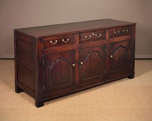 18th.c. Welsh Oak Dresser Base C.1760.