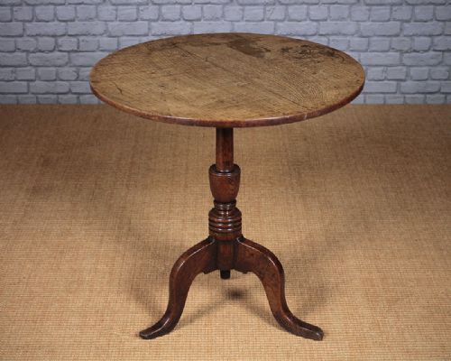 Georgian Oak Tripod Supper Table C.1800.