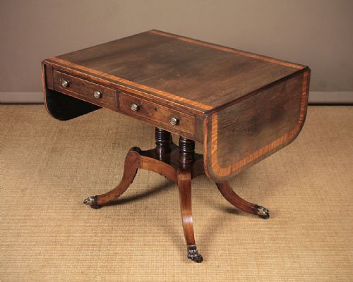Mid 19th.c. Rosewood Sofa Table C.1870.