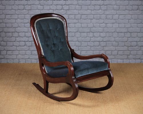Mahogany Nursing Rocking Chair C.1860.