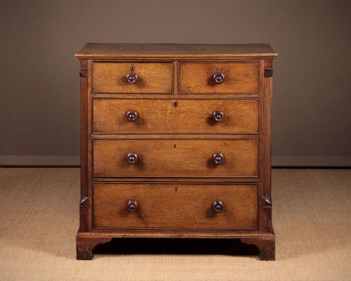 George III Oak Chest of Drawers C.1810.