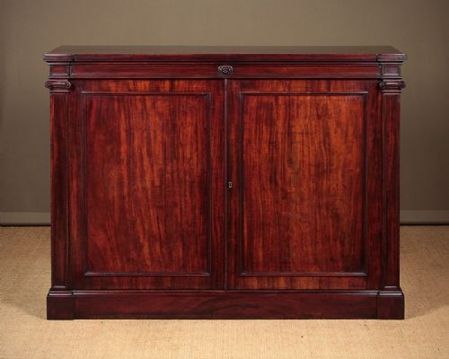 Large Two Door Mahogany Cabinet by Edwards & Roberts C.1880.
