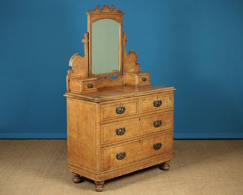 19th.c. Painted Pine Dressing Table C.1860.