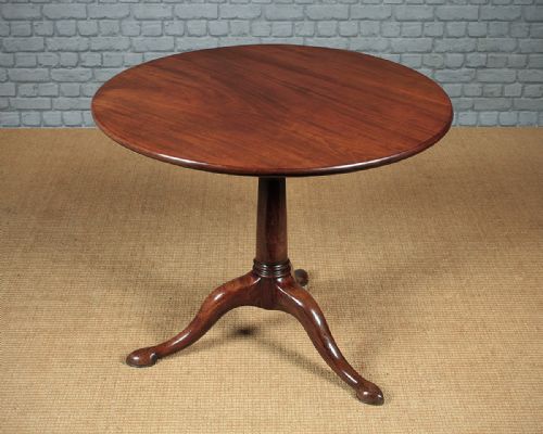 Georgian Mahogany Tilt-top Tripod Supper Table C.1800.