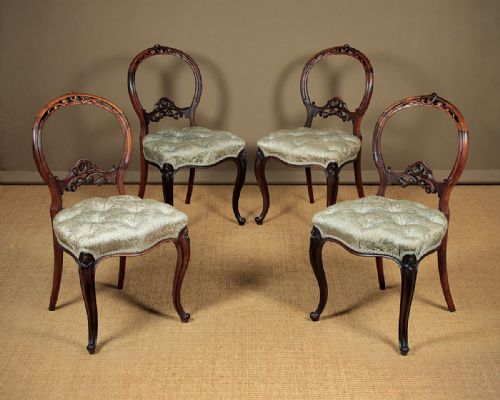 Set Four Dining Chairs by B.taylor & Sons C.1870.