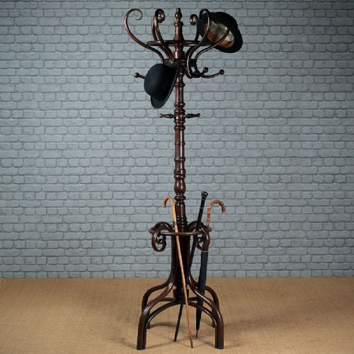 Quality Edwardian Bentwood Hat Stand C.1905.