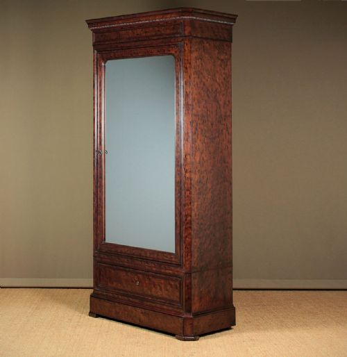 Plum Pudding Mahogany Wardrobe C.1830.