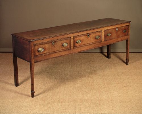 Georgian Open Dresser Base C.1800.