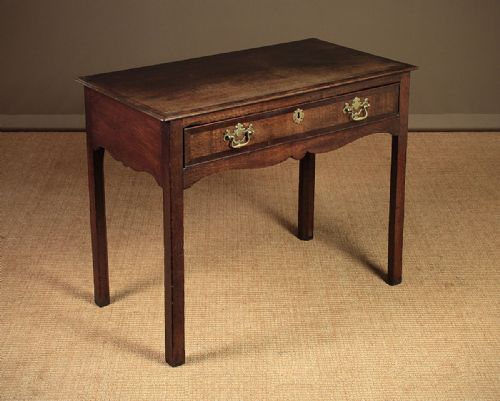 Georgian Oak Lowboy C.1800.