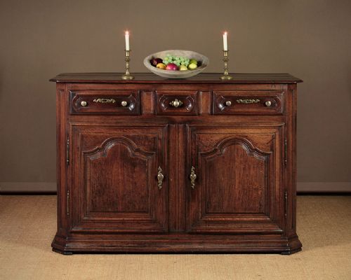 Mid 18th.c. French Oak Dresser Base C.1760.