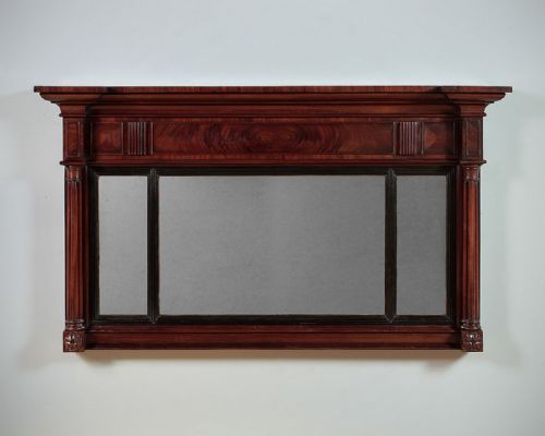 Regency Style Overmantle Mirror C.1880.