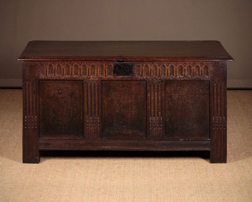 18th.c. Oak Coffer C.1700.