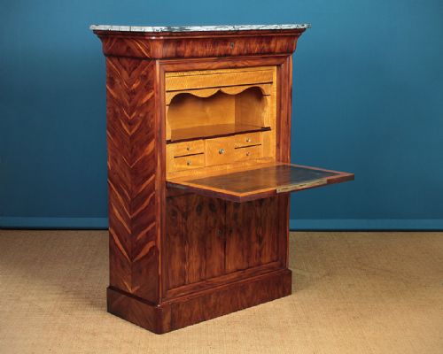 Biedermeier Yew Wood Escritoire Bureau C.1820.