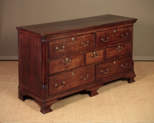 19th.c. Lancashire Seven Drawer Dresser Base C.1830.