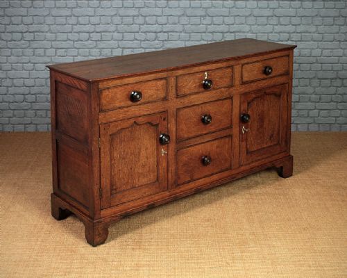 Welsh Oak Cupboard Dresser Base C.1830.