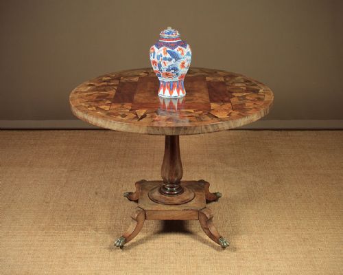 Early 19th.c. Regency Era Specimen Top Centre Table C.1820.