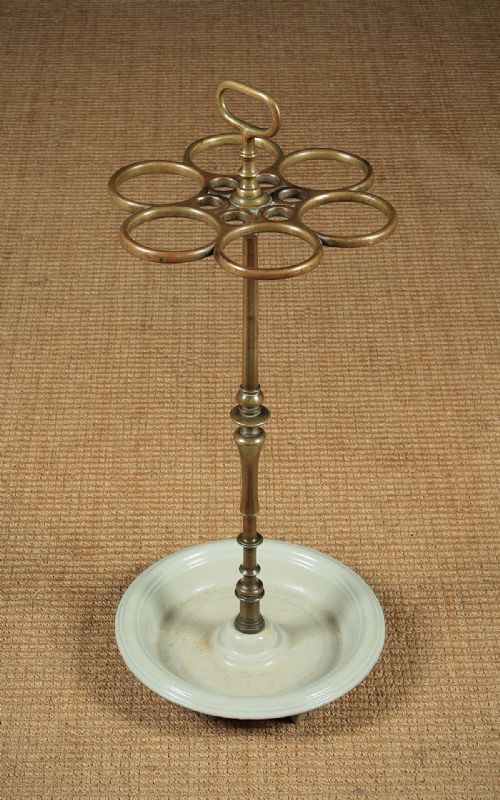 Edwardian Brass Umbrella Stand C.1905.