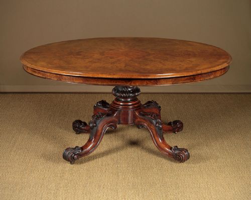 Mid 19th.c. Walnut Centre or Dining Table C.1860.