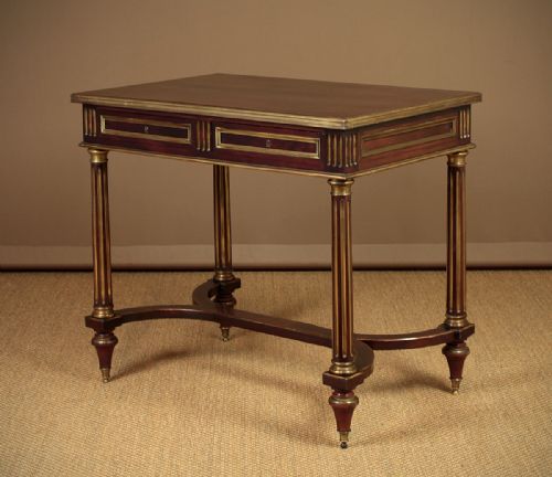Brass Mounted Mahogany Side Table C.1900.