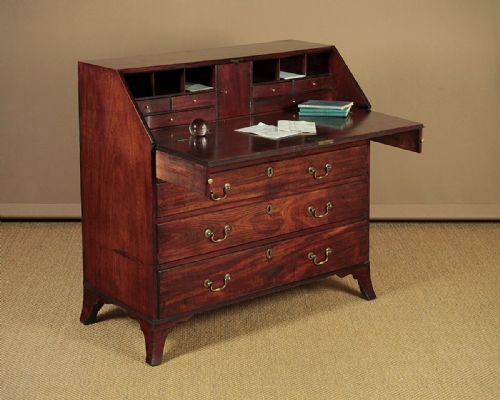 George III Mahogany Writing Bureau C.1790.