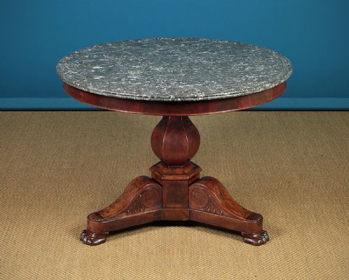 Marble Top Gueridon Centre Table C.1840.