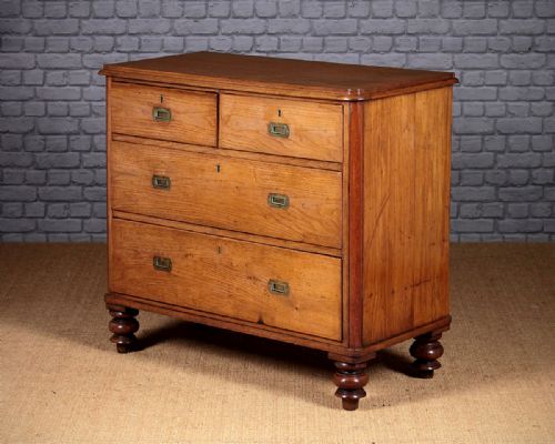 Small Campaign Style Chest of Drawers C.1880.