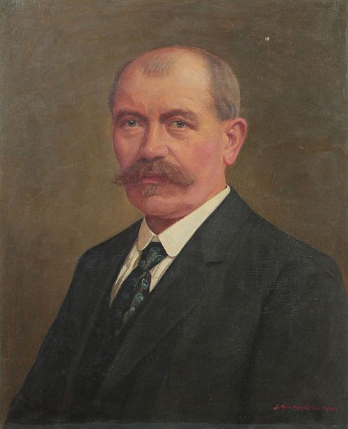Portrait of a Gentleman Dated 1924.
