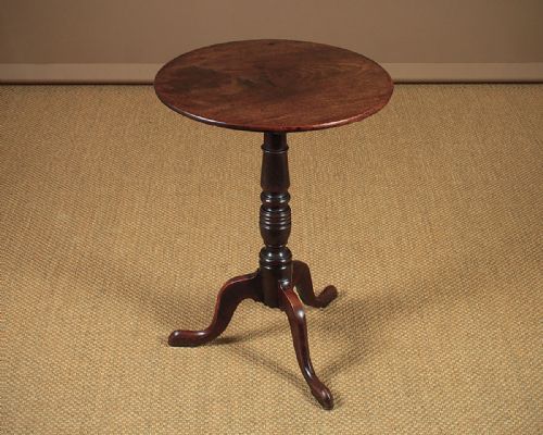 Georgian Mahogany Tilt Top Wine Table C.1800.