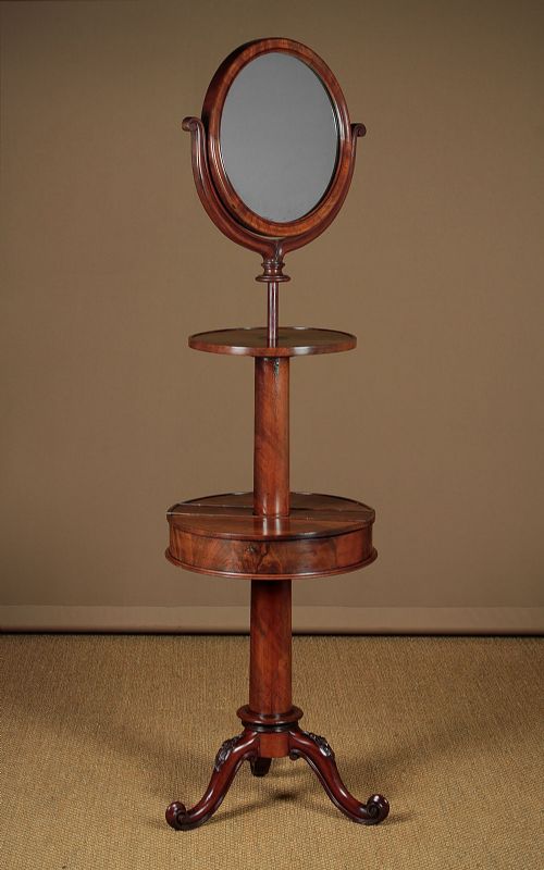 Regency Mahogany Adjustable Mirror on Stand C.1830.