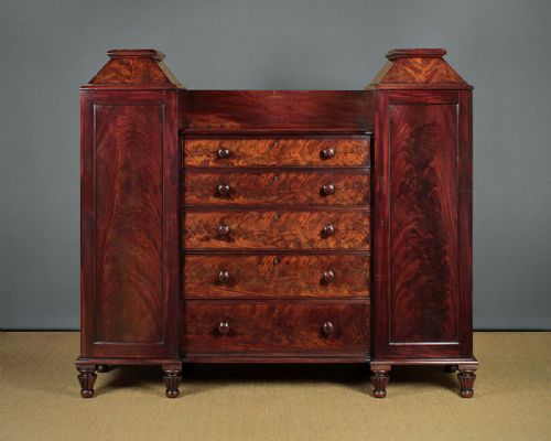 William IV Combination Wardrobe & Press C.1835.