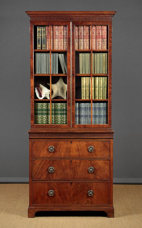 Mahogany Bookcase by Maple & Co. C.1910.