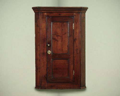 Small Oak Corner Cupboard C.1800.