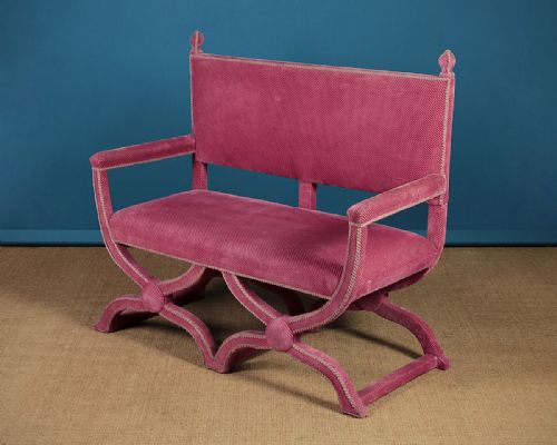Savonarola Couch C.1900.