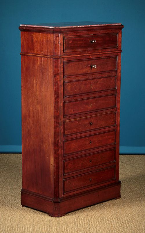 Tall Secretaire Chest of Drawers C.1860.