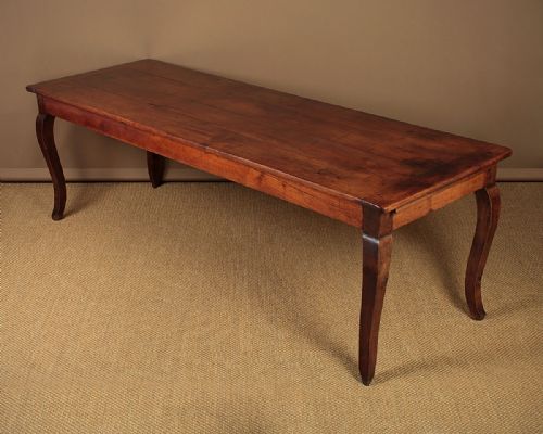 10 Seater Cherrywood Farmhouse Kitchen Dining Table C.1850.