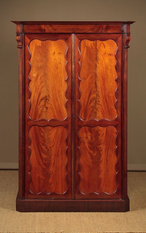Small 19th.c. French Mahogany Cupboard C.1860.