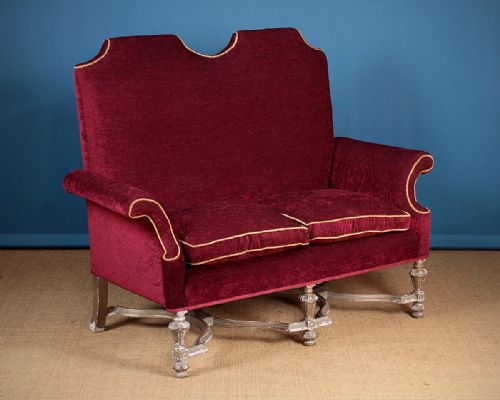 20th.c. William & Mary Style High Back Settee C.1920