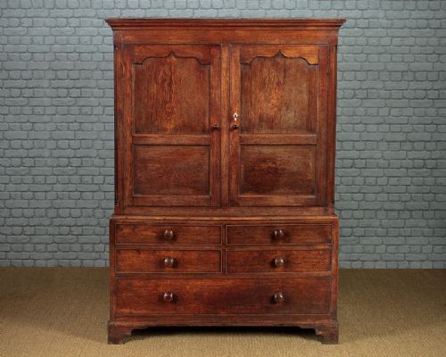 North Wales Oak Tack Cupboard C.1820.