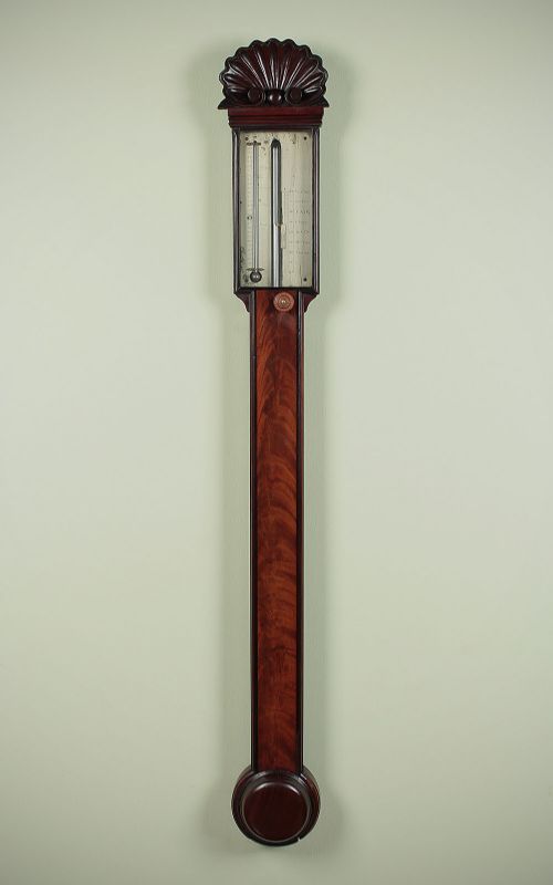 Georgian Mahogany Stick Barometer C.1800.
