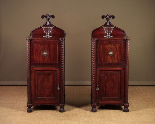 Pair of Regency Pedestal Cabinets C.1820.