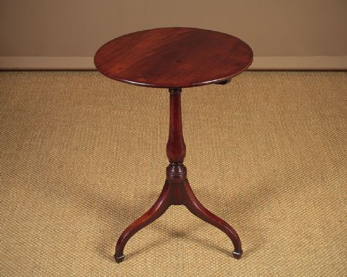 Small Georgian Mahogany Tripod Table C.1810.