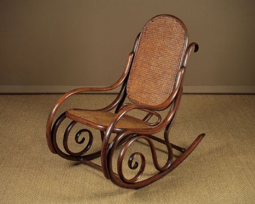 Early 20th.c. Bentwood Rocking Armchair C.1920