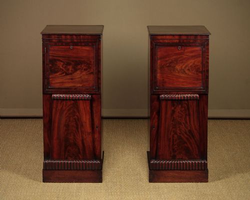 Pair Early 19th.c. Pedestal Cabinets C.1830.