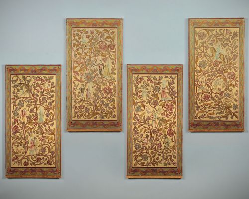 Set of Four Tapestry Panels C.1880.